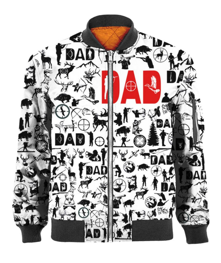 Dad Hunter Black and White 3D All Over Print | For Men & Women | Adult | HP1633-BehighStyle