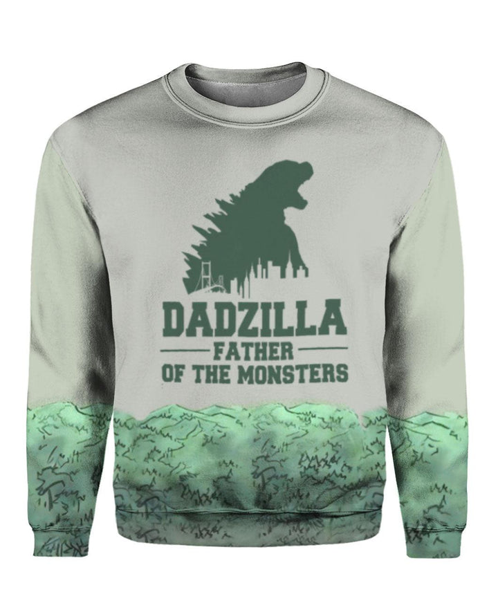 Dadzilla Father Of The Monsters 3D All Over Print | For Men & Women | Adult | HP1255-BehighStyle