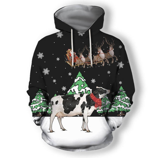 Dairy Cow For Christmas 3D All Over Print | Adult | HP2557