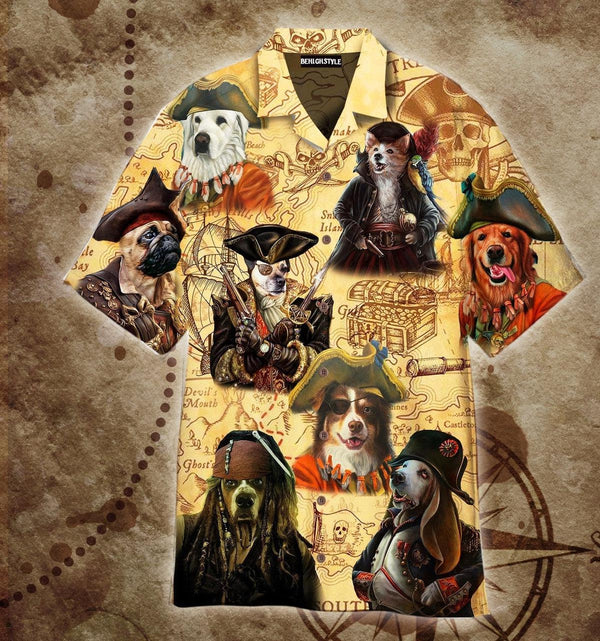 Dangerous Dogs Aloha Hawaiian Shirt | For Men & Women | WT1325-BehighStyle