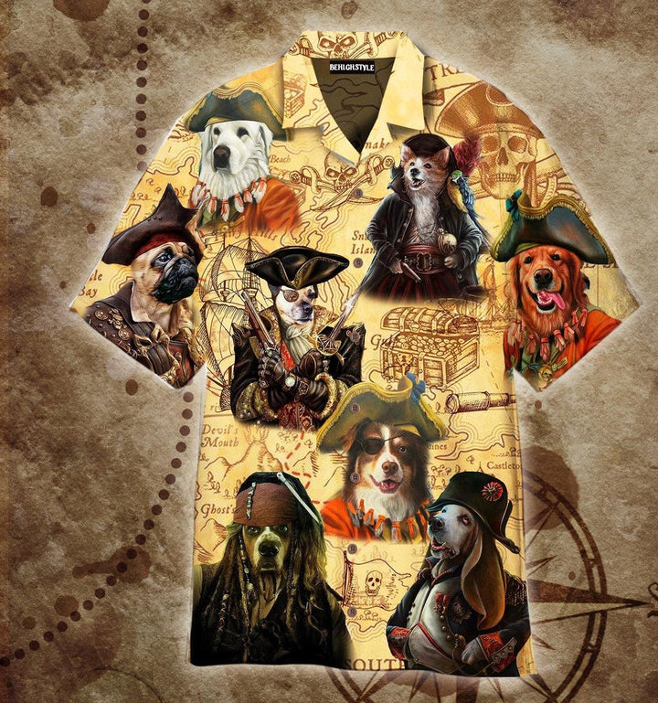 Dangerous Dogs Aloha Hawaiian Shirt | For Men & Women | WT1325-BehighStyle