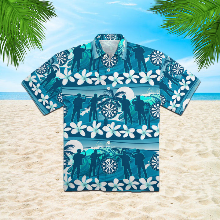 Darts Blue Beach Nature Hawaiian Shirt | For Men & Women | HW888-BehighStyle