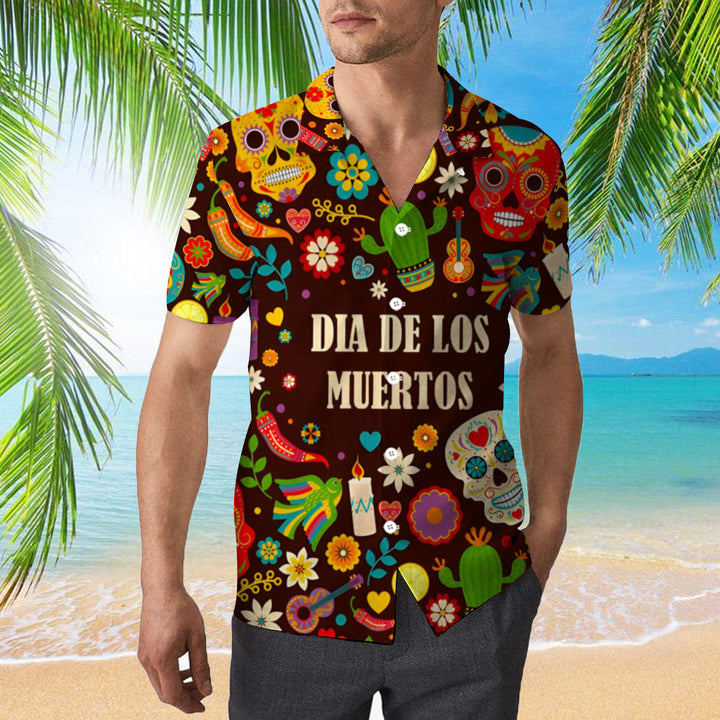 Day Of The Dead Dia De Los Muertos Hawaiian Shirt | For Men & Women | HW405-BehighStyle