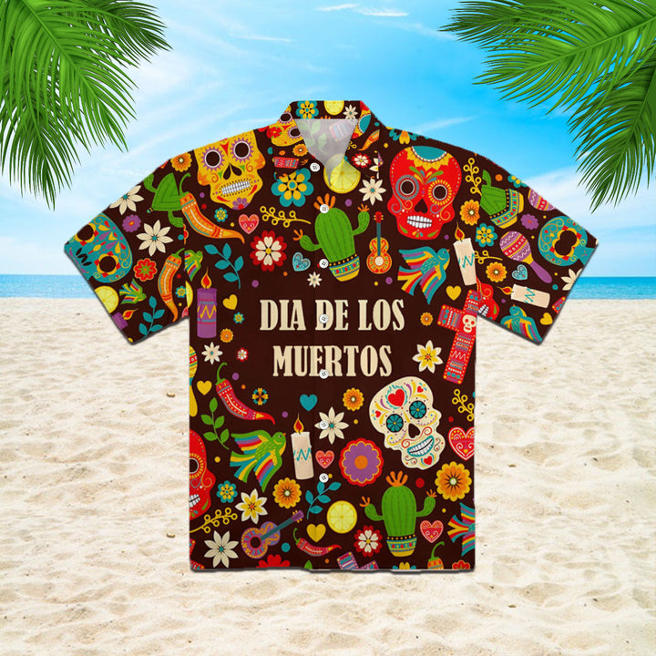 Day Of The Dead Dia De Los Muertos Hawaiian Shirt | For Men & Women | HW405-BehighStyle