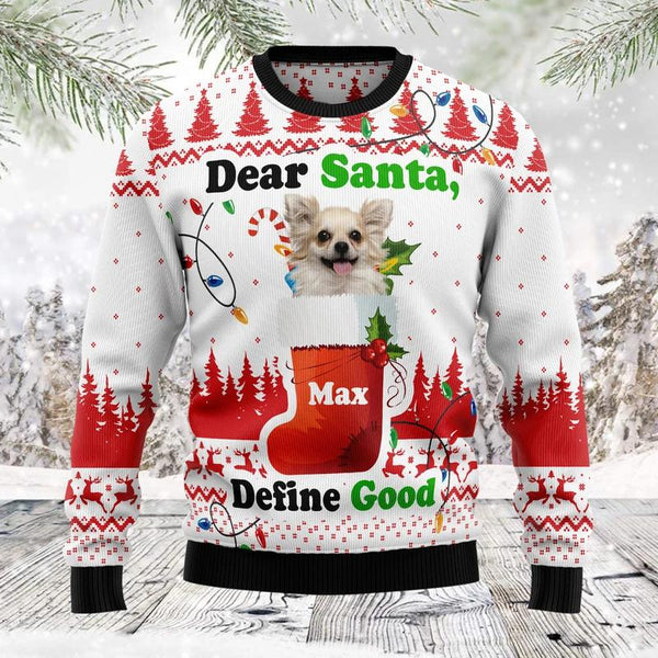 Dear Santa Define Good Ugly Christmas Sweater | For Men & Women | Adult | US1236-BehighStyle