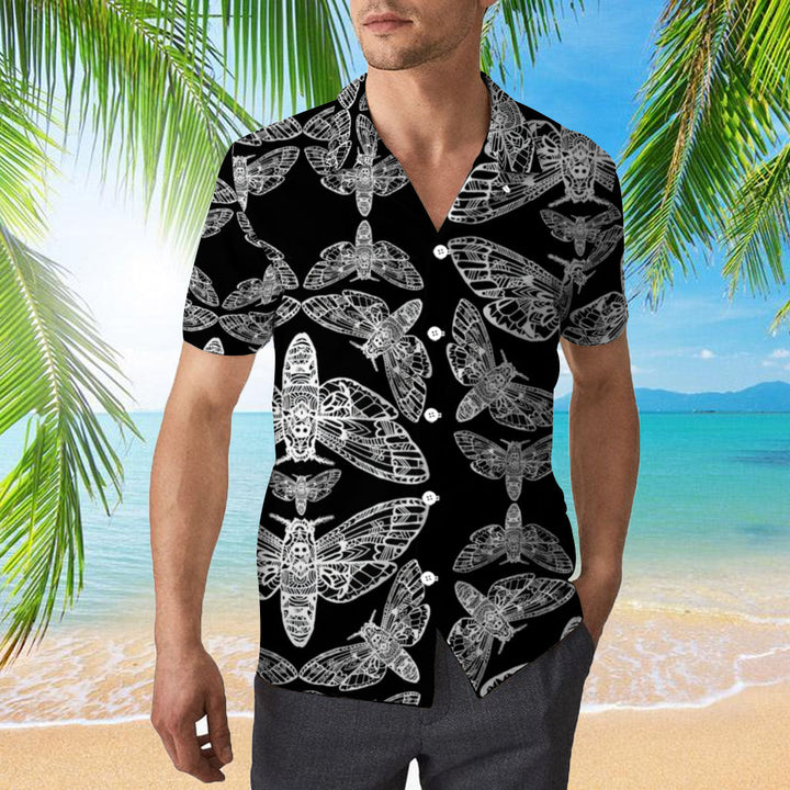 Death Moth Hawaiian Shirt | For Men & Women | HW1919-BehighStyle