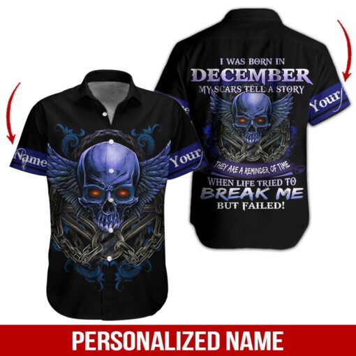 December Guy Custom Name Hawaiian Shirt | For Men & Women | HN422-BehighStyle