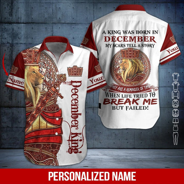 December Guy Custom Name Hawaiian Shirt | For Men & Women | HN598-BehighStyle