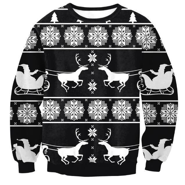 Deer Christmas Ugly Christmas Sweater | For Men & Women | Adult | US1296-BehighStyle