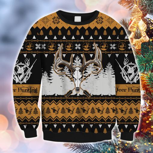 Deer Hunting Ugly Christmas Sweater | Adult | US2186