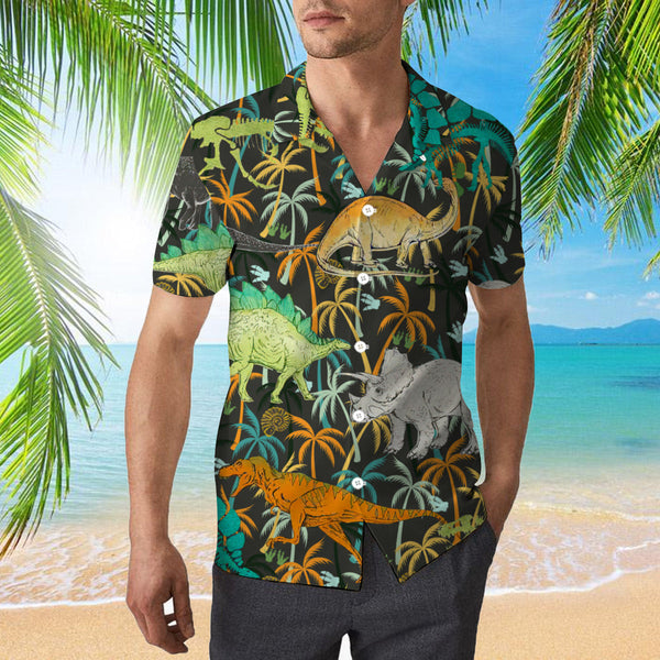 Dinosaur Hawaiian Shirt | For Men & Women | HW839-BehighStyle