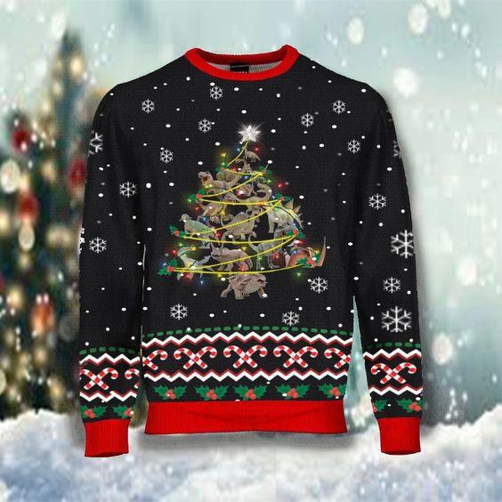 Dinosaur Ugly Christmas Sweater | For Men & Women | Adult | US1586-BehighStyle