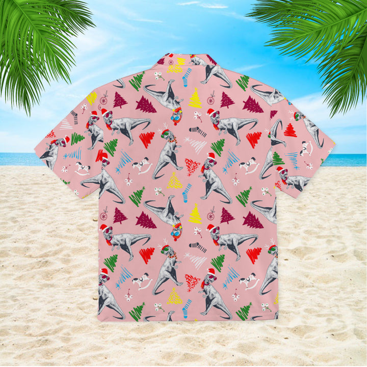 Dinosaurs Merry Christmas Hawaiian Shirt | For Men & Women | HW936-BehighStyle