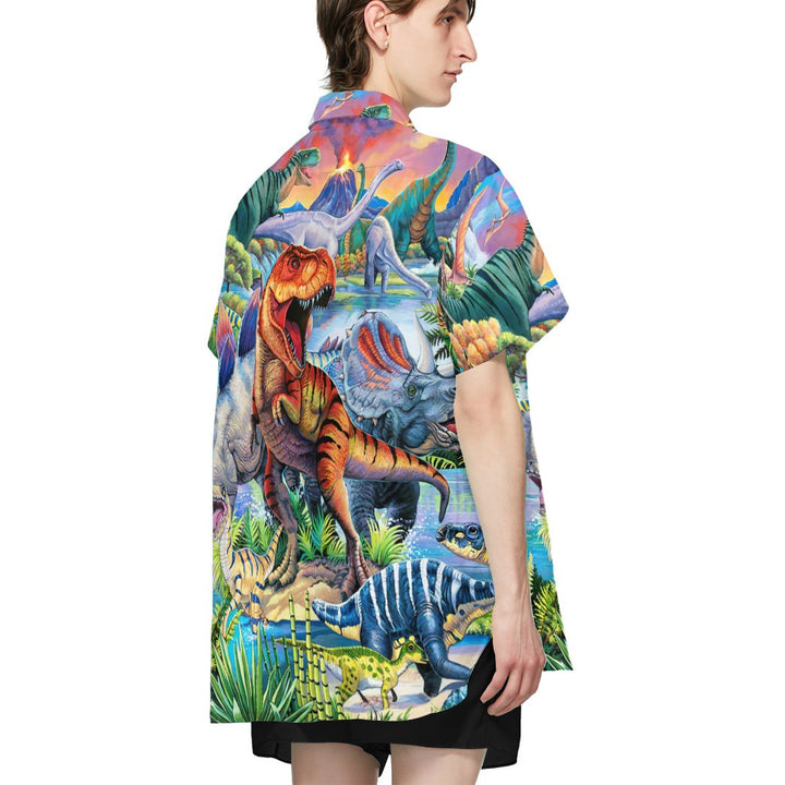 Dinosaurs World Hawaiian Shirt | For Men & Women | HW724-BehighStyle