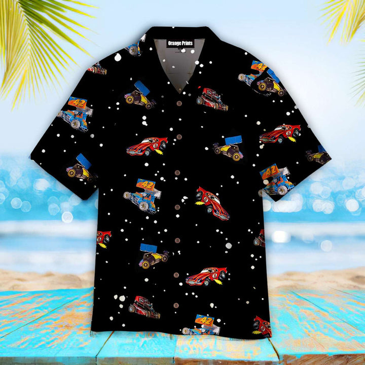 Dirt Track Racing Hawaiian Shirt | For Men & Women | HW1912-BehighStyle