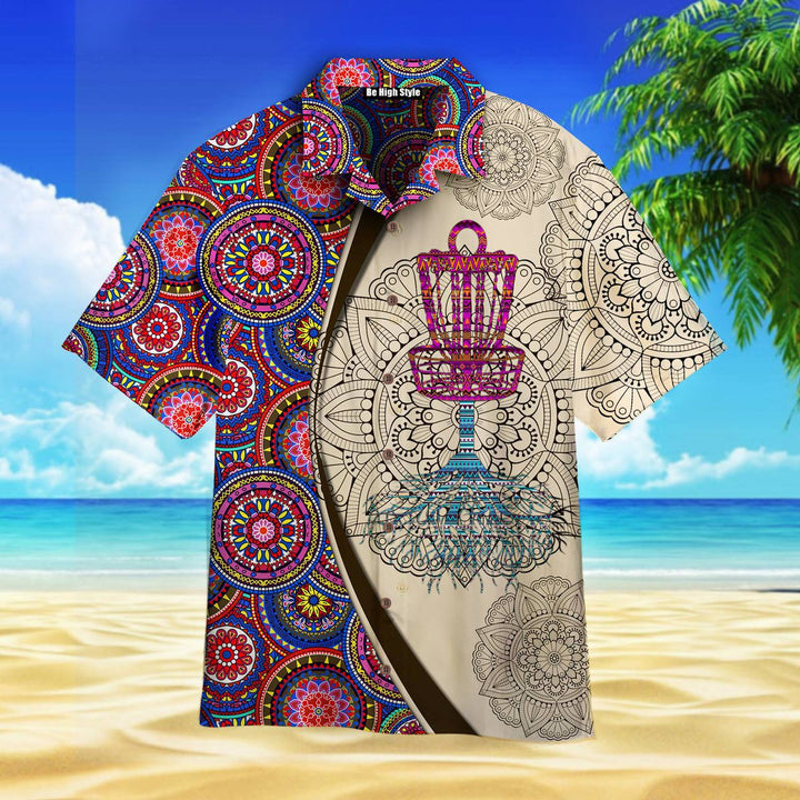 Disc Golf Mandala Hawaiian Shirt | For Men & Women | HW1063-BehighStyle