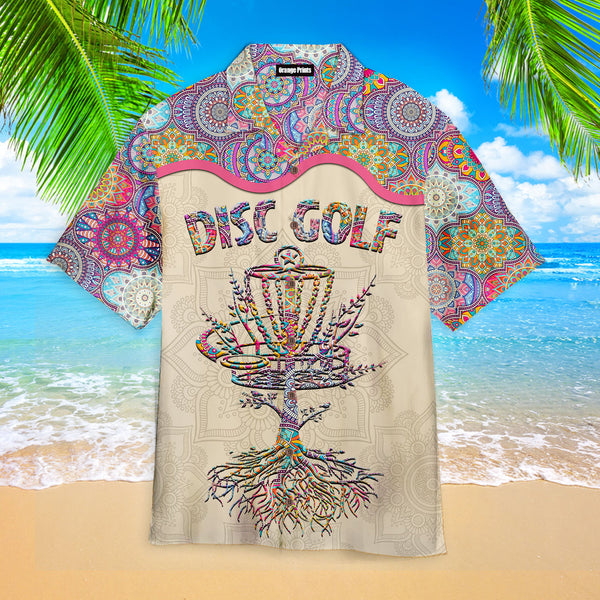 Disc Golf Mandala Hawaiian Shirt | For Men & Women | HW1911-BehighStyle