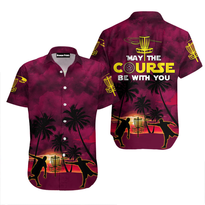 Disc Golf May The Course Be With You Aloha Hawaiian Shirt | For Men & Women | HW1784-BehighStyle