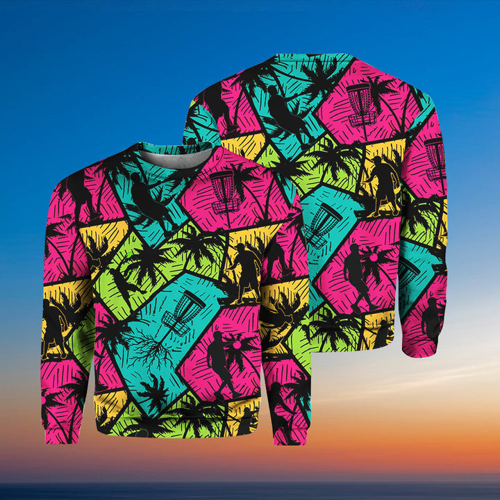 Disc Golf Tropical 3D All Over Print | For Men & Women | Adult | HP1365-BehighStyle