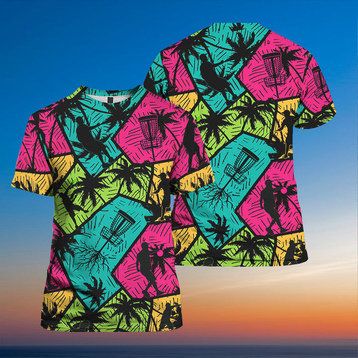 Disc Golf Tropical 3D All Over Print | For Men & Women | Adult | HP1365-BehighStyle