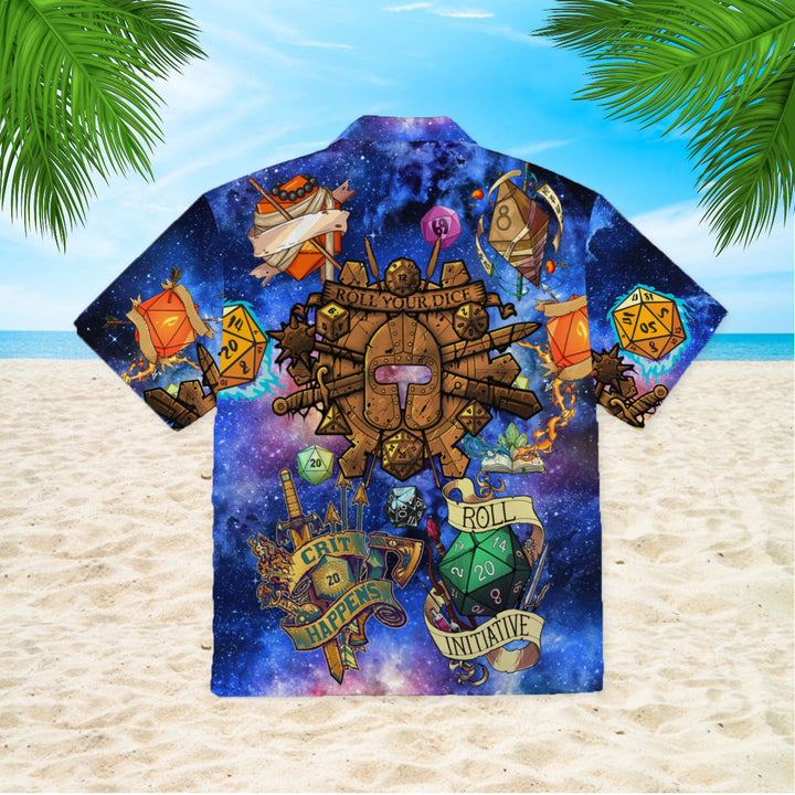 DnD Roll Your Dice Hawaiian Shirt | For Men & Women | HW304-BehighStyle