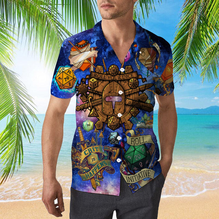 DnD Roll Your Dice Hawaiian Shirt | For Men & Women | HW304-BehighStyle