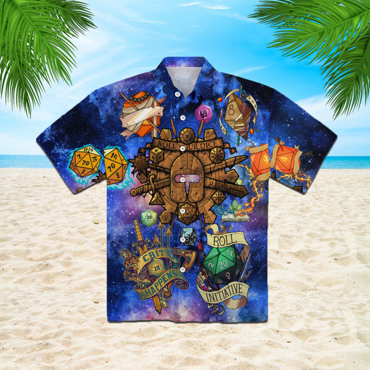 DnD Roll Your Dice Hawaiian Shirt | For Men & Women | HW304-BehighStyle