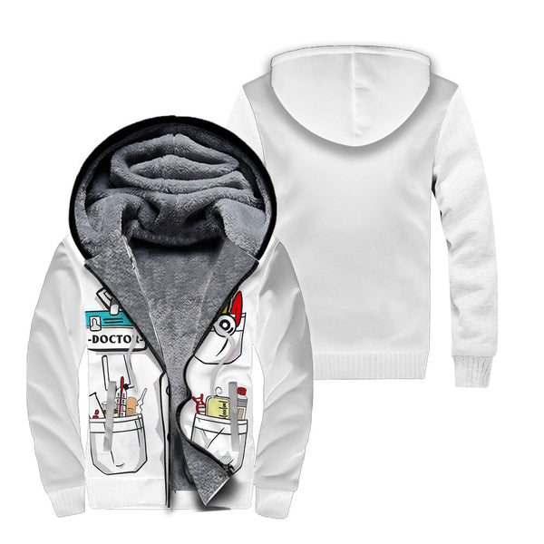 Doctor Halloween Fleece Zip Hoodie All Over Print | FZ571