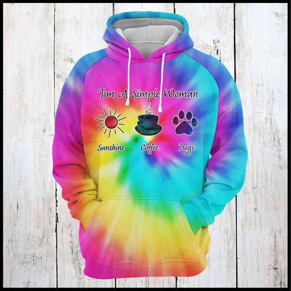 Dog Coffee Tie Dye Cute 3D All Over Print | For Men & Women | Adult | HP1376-BehighStyle