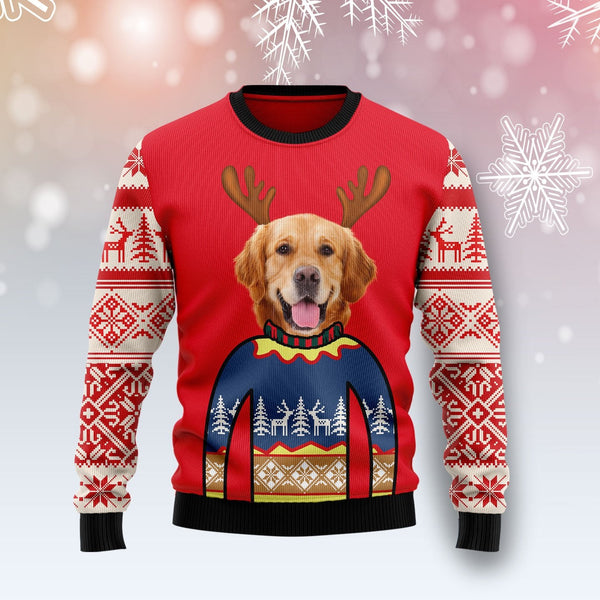 Dog Face Christmas Ugly Christmas Sweater | Adult | US1841