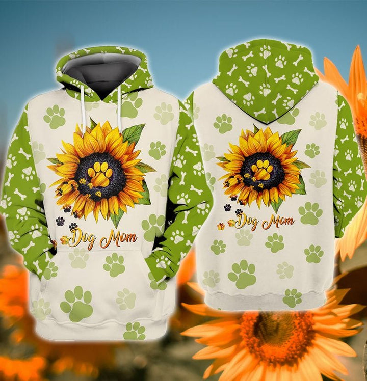 Dog Mom SunFlower 3D All Over Print | For Men & Women | Adult | HP1214-BehighStyle