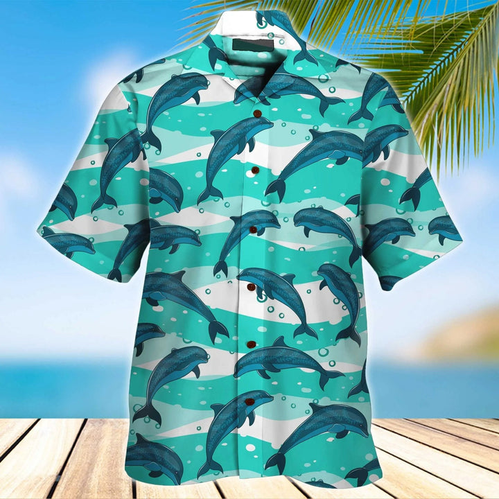 Dolphin Hawaiian Shirt Set | For Men & Women | HS157-BehighStyle