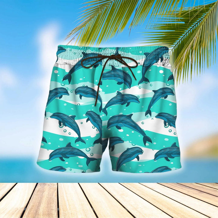 Dolphin Hawaiian Shirt Set | For Men & Women | HS157-BehighStyle