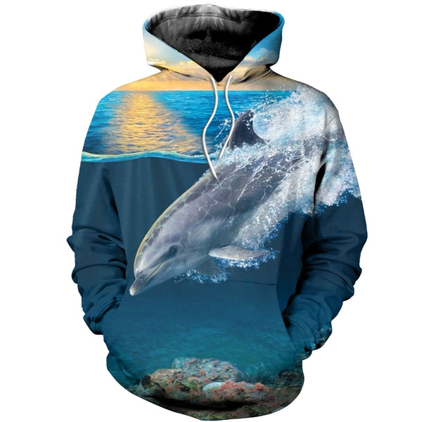 Dolphin Ocean 3D All Over Print | For Men & Women | Adult | HP1540-BehighStyle