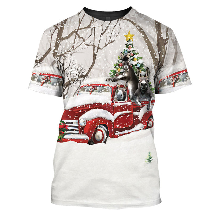 Donkey Christmas 3D All Over Print | For Men & Women | Adult | HP1865-BehighStyle