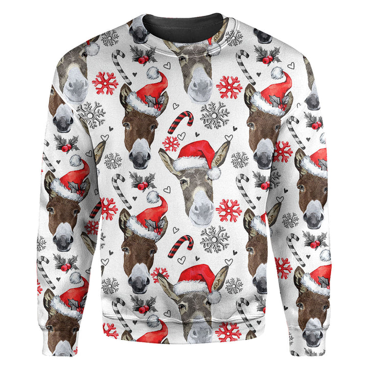 Donkey Christmas 3D All Over Print | For Men & Women | Adult | HP1935-BehighStyle