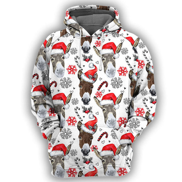 Donkey Christmas 3D All Over Print | For Men & Women | Adult | HP1935-BehighStyle