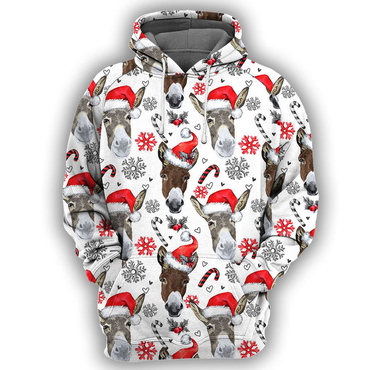 Donkey Christmas 3D All Over Print | For Men & Women | Adult | HP1935-BehighStyle