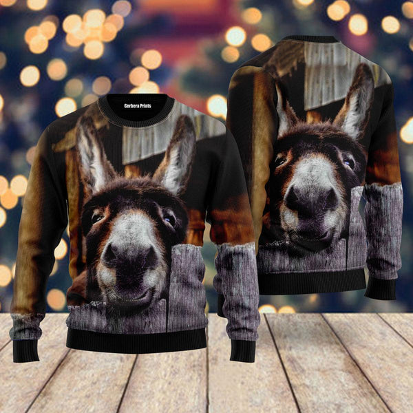 Donkey Cute Ugly Christmas Sweater | Adult | US1918