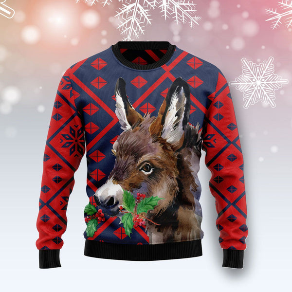 Donkey Leaves Ugly Christmas Sweater | For Men & Women | Adult | US1527-BehighStyle