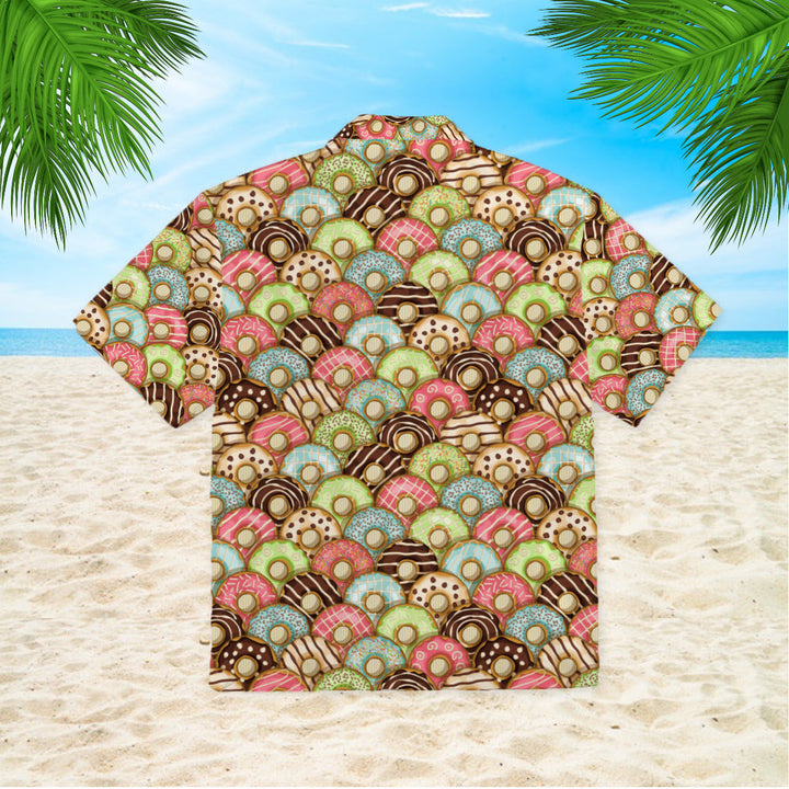 Donuts Pattern Hawaiian Shirt | For Men & Women | HW938-BehighStyle