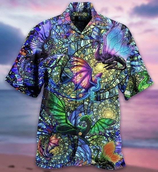 Dragon Crystal Hawaiian Shirt | For Men & Women | HW2322-BehighStyle