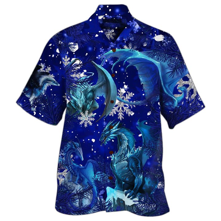 Dragon Merry Christmas Hawaiian Shirt | For Men & Women | HW713-BehighStyle