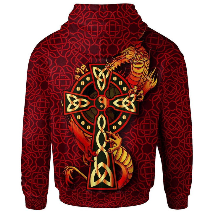 Dragon Red Irish St Patrick's Day 3D All Over Print | For Men & Women | Adult | HT5833-BehighStyle