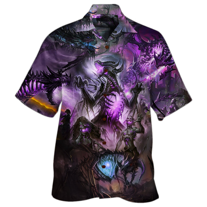 Dragon Skull Hawaiian Shirt | For Men & Women | HW715-BehighStyle