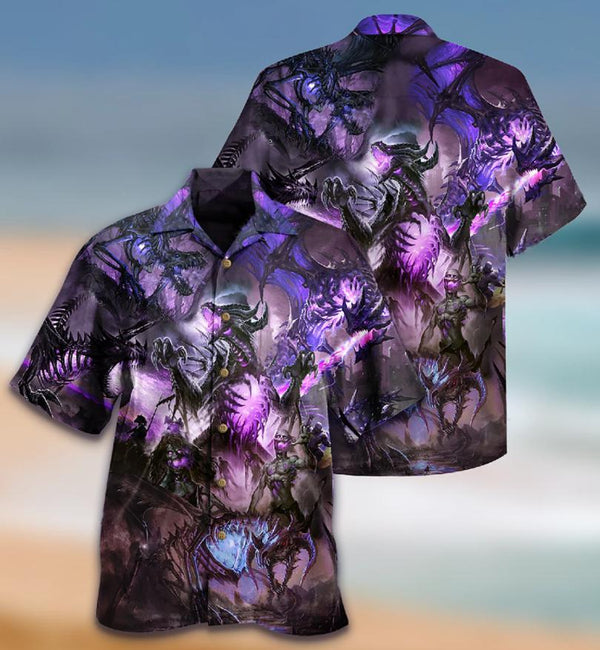 Dragon Skull Hawaiian Shirt | For Men & Women | HW715-BehighStyle