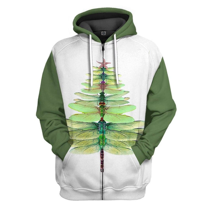 Dragonfly Christmas Tree 3D All Over Print | For Men & Women | Adult | HP1891-BehighStyle