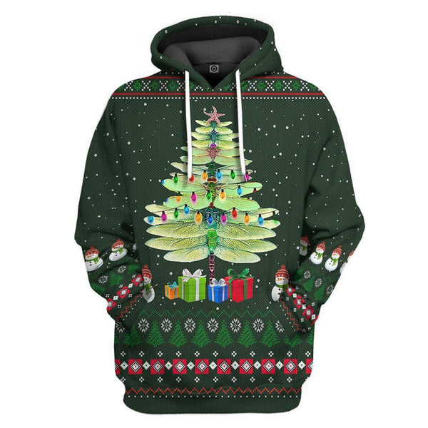 Dragonfly Christmas Tree 3D All Over Print | For Men & Women | Adult | HP1893-BehighStyle