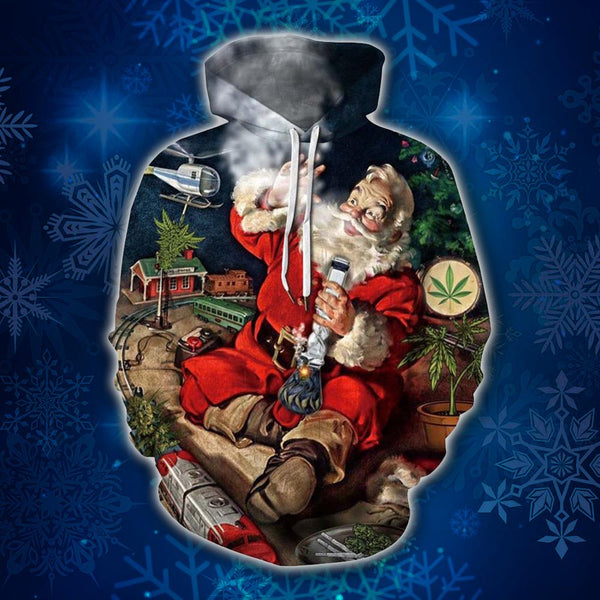 Drawstring Christmas Santa Claus 3D All Over Print | Adult | HP2479