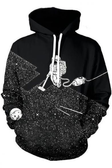 Drawstring Hooded Outer Space 3D All Over Print | For Men & Women | Adult | HP453-BehighStyle